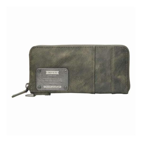 DEVICE デバイス MAD ラウンド長財布 カーキ DPG60058-KH-F 代引不可