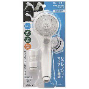 三栄水栓 SANEI マッサージストップシャワーヘッド PS3235-80XA-MW2