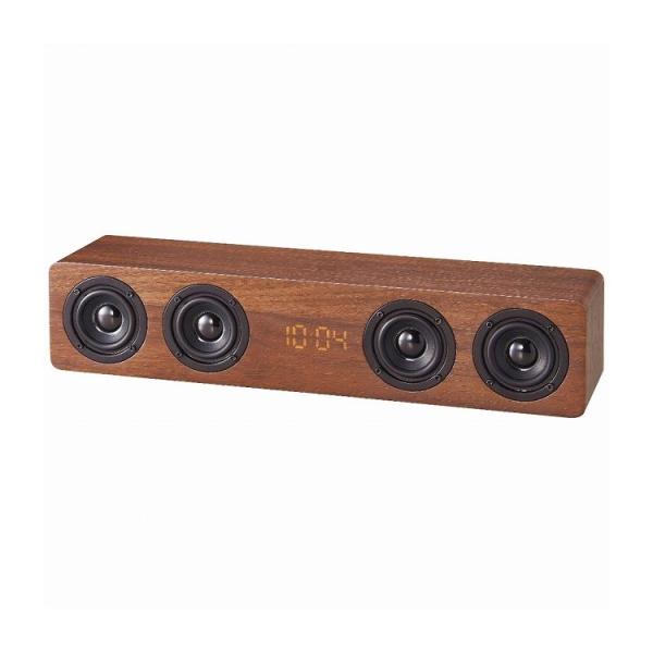 アイトック 4連ワイヤレススピーカー付クロック 6196 インテリア 寝具 収納 時計