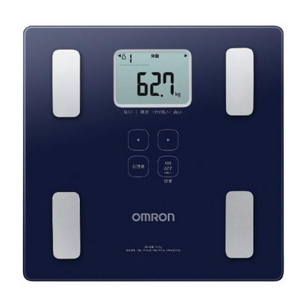 オムロンヘルスケア 体重体組成計 カラダスキャン ダークブルー HBF-236-JDB ダイエット ...
