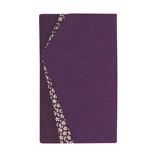 エステル エステル小花ちりめん金封ふくさ 紫 約200×120mm 22618207 代引不可