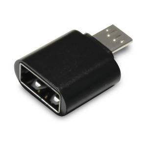 日本トラストテクノロジー OTG USB A →MicroUSB変換コネクター ブラック OTGU2M-BK｜recommendo