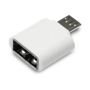 日本トラストテクノロジー OTG USB A →MicroUSB変換コネクター ホワイト OTGU2M-WH｜recommendo