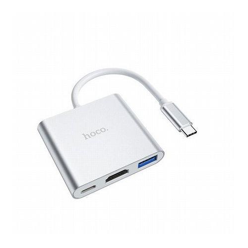 日本トラストテクノロジー hoco HB14 Type-C 3 in 1 変換アダプタ HB14-T...