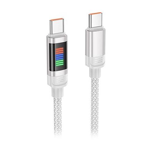 日本トラストテクノロジー JTT hoco U126 ダイナミックRGBケーブル PD100W グレ...