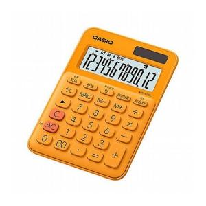 カシオ計算機 カラフル電卓 ミニジャストタイプ オレンジ MW-C20C-RG-N 代引不可｜recommendo