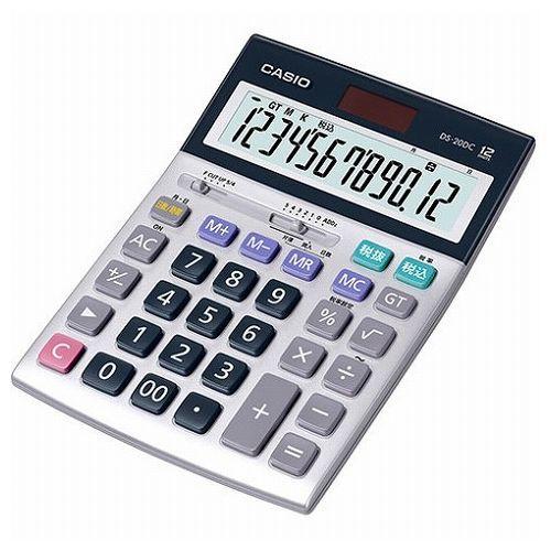 カシオ計算機 CASIO 実務電卓 日数&amp;時間計算タイプ デスクタイプ12桁 DS-20DC-N 代...