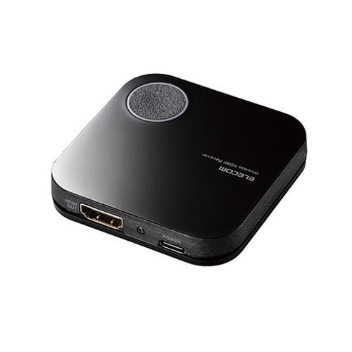 エレコム Miracastレシーバー アクセスポイント接続対応 ブラック LDT-MRC03 パソコ...