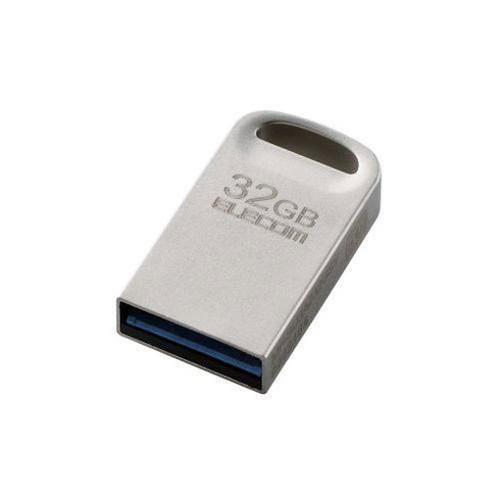 エレコム USB3.2対応超小型USBメモリ MF-SU3A032GSV 代引不可