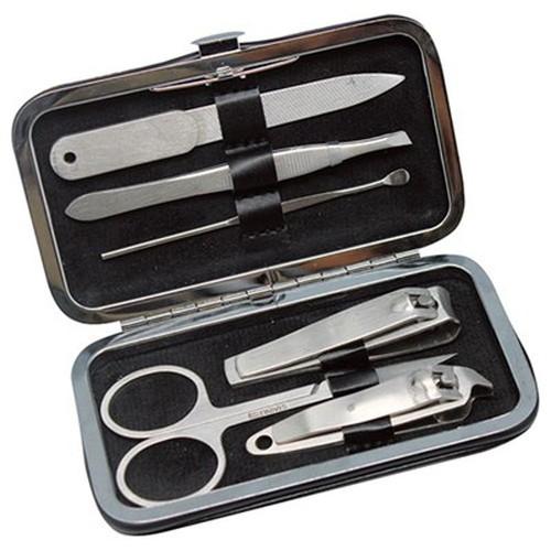 高級ステンレス製ネイルケアセット6P 22457005 雑貨 代引不可
