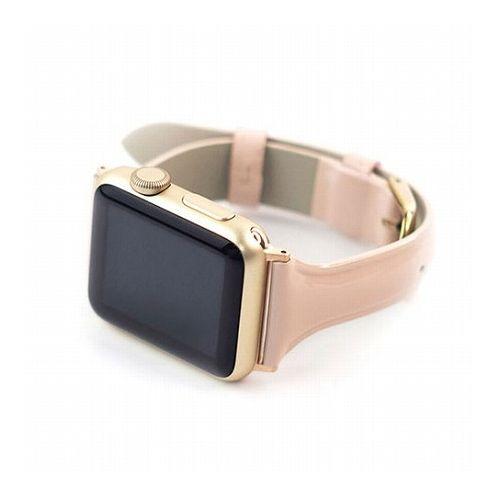 WEARPLANET Slim Line 本革 エナメルバンド for Apple Watch 45...