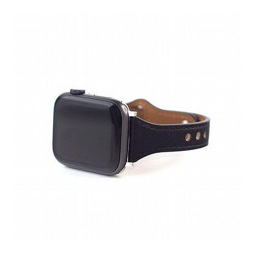 WEARPLANET Slim Line フラット本革バンド for Apple Watch 45/...