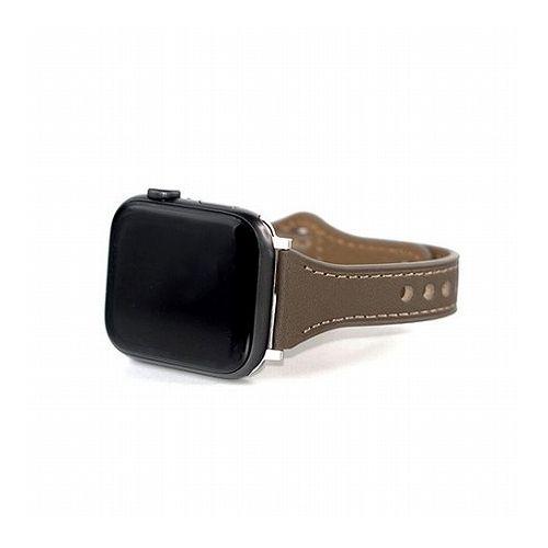 WEARPLANET Slim Line フラット本革バンド for Apple Watch 45/...