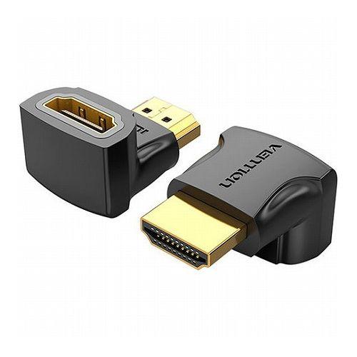 VENTION 4K対応 HDMI 90°折れ Male to Female アダプター 2個入り ...