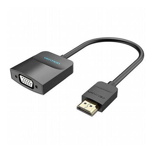 VENTION HDMI to VGA 変換ケーブル 1方向タイプ 0.15m Black 42-2...