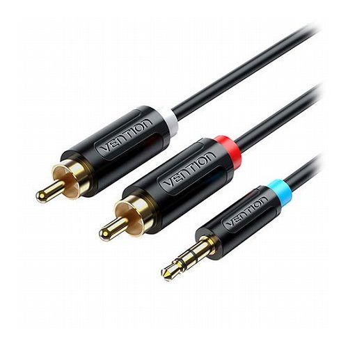 VENTION 3.5Mm Male to 2-Male RCAアダプターケーブル 8m Black...