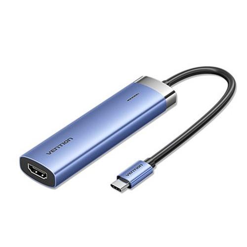 VENTION 5-in-1 USB-C to HDMI/USB 3.0 x 3/PD ドッキングス...