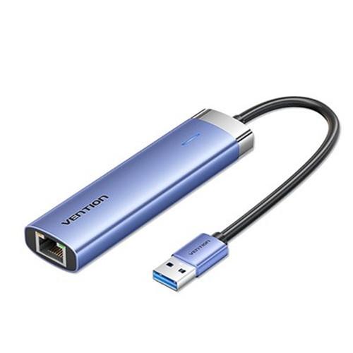 VENTION 5-in-1 USB-A 3.0 to USB 3.0 x 3/RJ45/USB-C...