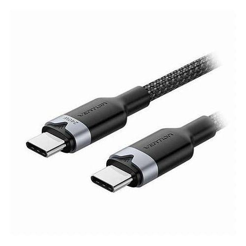 VENTION USB 2.0 C Male to C Male 5Aケーブル 2m アルミニウム合...