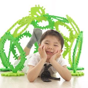 シャオール クムタス 葉っぱのおうちセット SHA10140 組立 知育 玩具 トンネル 自由自在 多様 子供 プレゼント 喜ぶ 楽しい 代引不可