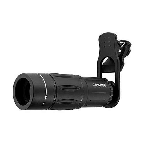 LEPLUS NEXT スマートフォン 汎用 スマホ望遠レンズ ZOOMEE ブラック LN-SMT...