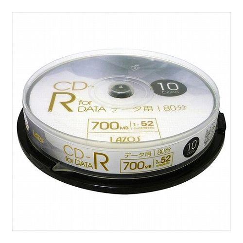 400枚セット 10枚X40個 Lazos データ用CD-R L-CD10PX40 パソコン ドライ...