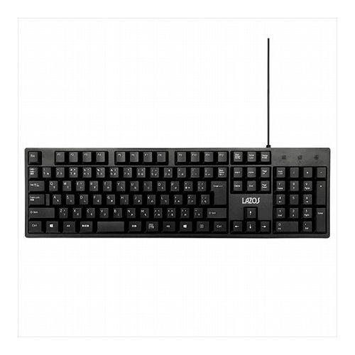 10個セット Lazos 有線キーボード L-KBX10 パソコン パソコン周辺機器 キーボード 代...