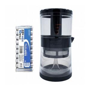 MEDIK ジャイロプレッソコーヒーメーカー G-PRESSO + アルカリ乾電池 単3形10本パックセット MDK-GP01+HDLR6/1.5V10P 代引不可