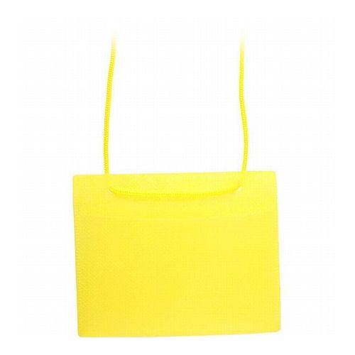 50枚×5セット ソニック SONiC カラーイベント吊下げ名札 名刺サイズ 黄 VN-849-YX...