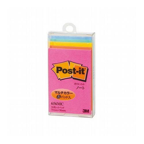 10個セット 3M Post-it ポストイット 656MC ノート マルチカラー 3M-656MC...