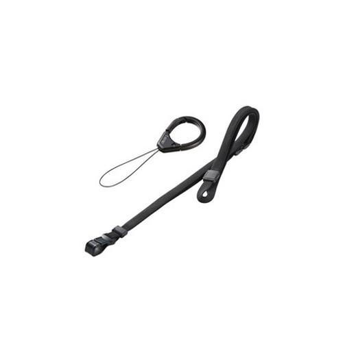 5個セット サンワサプライ フィンガー&amp;ネックストラップ ブラック DG-ST38BKX5 代引不可