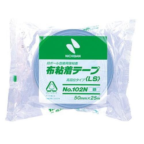 5個セット ニチバン 布テープ102N 50×25 銀 NB-102N10-50X5 雑貨 代引不可