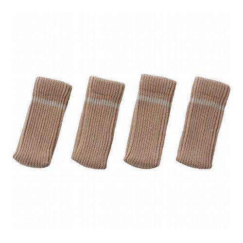 5セット スマイルキッズ ズレにくいイス脚カバー1脚用 ベージュ AIC-05BEX5 代引不可