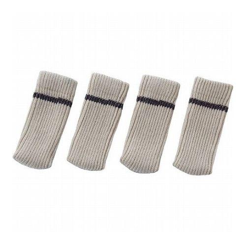 5セット スマイルキッズ ズレにくいイス脚カバー2脚用 アイボリー AIC-06IVX5 代引不可