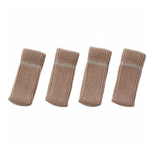 5セット スマイルキッズ ズレにくいイス脚カバー2脚用 ベージュ AIC-06BEX5 代引不可