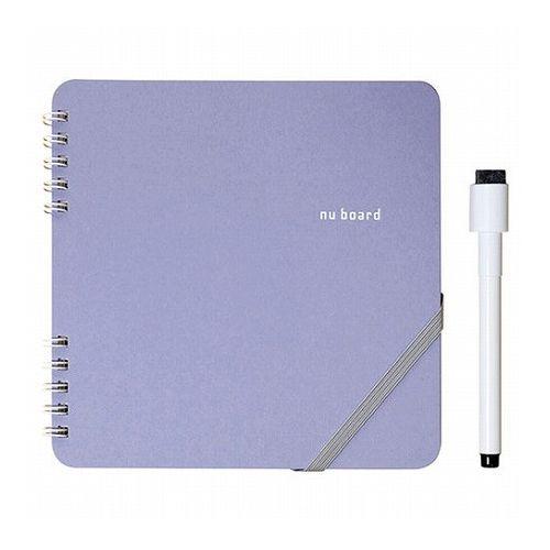 3セット 欧文印刷 nu board Square スクエア スリム手帳型ホワイトボード ふじ NG...