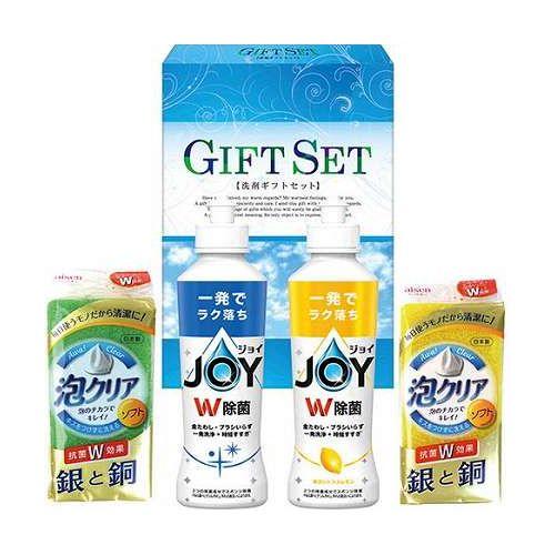 5セット 除菌ジョイキッチンセット 泡クリアスポンジ×2、P&amp;G除菌ジョイコンパクト・P&amp;G除菌ジョ...