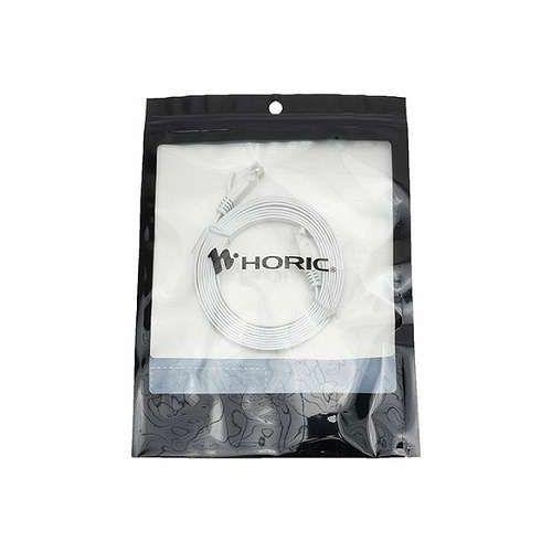 5本セット HORIC ホーリック LANケーブル カテゴリー6A対応 フラットタイプ 2m ホワイ...