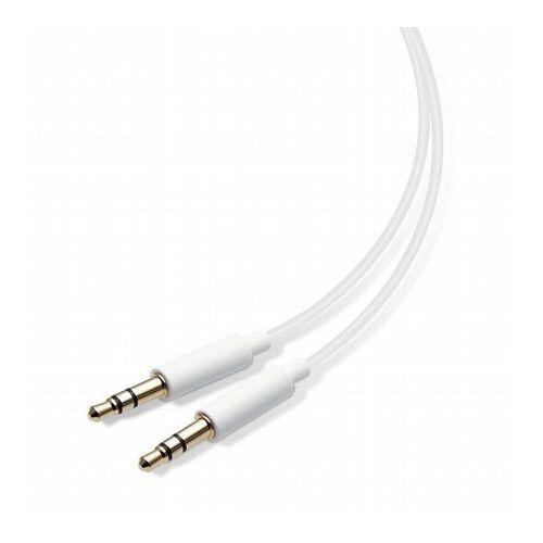 5個セット エレコム AUXケーブル φ3.5オス-φ3.5オス スリム 0.5m ホワイト AX-...