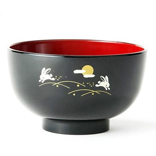 アサヒ興洋 洗浄椀 京型はねうさぎ 黒 AZ13-06 キッチン雑貨 代引不可