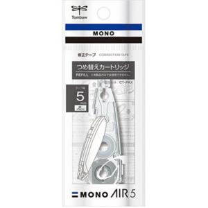 トンボ鉛筆 修正テープカートリッジ モノエアーペン型用 5mm Tombow-CT-PAR5 雑貨 代引不可 メール便