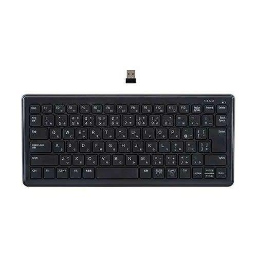 MCO "超静音"無線静音ミニキーボード 日本語85キー ブラック FKB-R251BK
