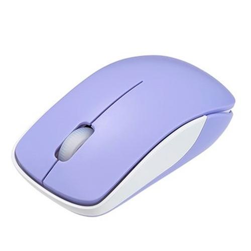 Digio デジオ 無線3ボタンBlueLEDマウス パープル MUS-RKT186PUR パソコン...