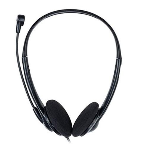 ナカバヤシ 4極ヘッドセット ブラック MHM-STB28BK パソコン周辺機器 代引不可