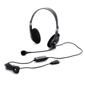 ナカバヤシ USBヘッドセット MHM-SU32BK（ブラック）の商品画像