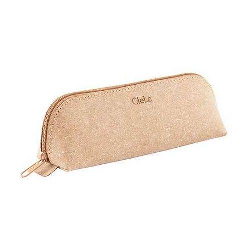 ナカバヤシ クルレ 三角ペンケース 革の端材から生まれたサステナブル文具シリーズ ブラウン CLL-...