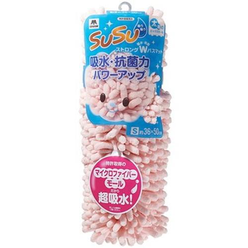 山崎産業 SUSU抗菌ストロングW バスマット 36×50cm フェミニンピンク MMT89977 ...