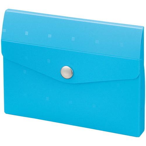 LIHIT LAB. CUBE FIZZ カードケース ブルー A-6002-8-BL 代引不可 メ...