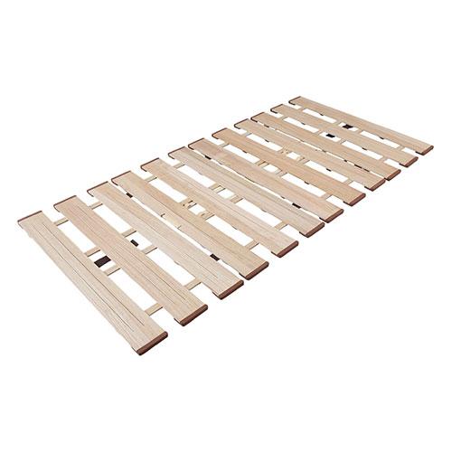 オスマック 薄型軽量幅広すのこベッド 4つ折れ式 セミシングル MYF-80 代引不可