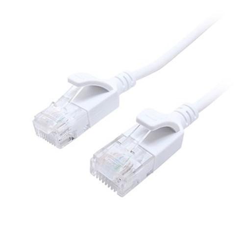 MCO CAT.6A LANケーブル スリム ホワイト 1m C6A-S01WH パソコン周辺機器 ...